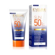 کرم ضد آفتاب و روشن کننده پوست اولاین SPF 50 مناسب برای انواع پوست